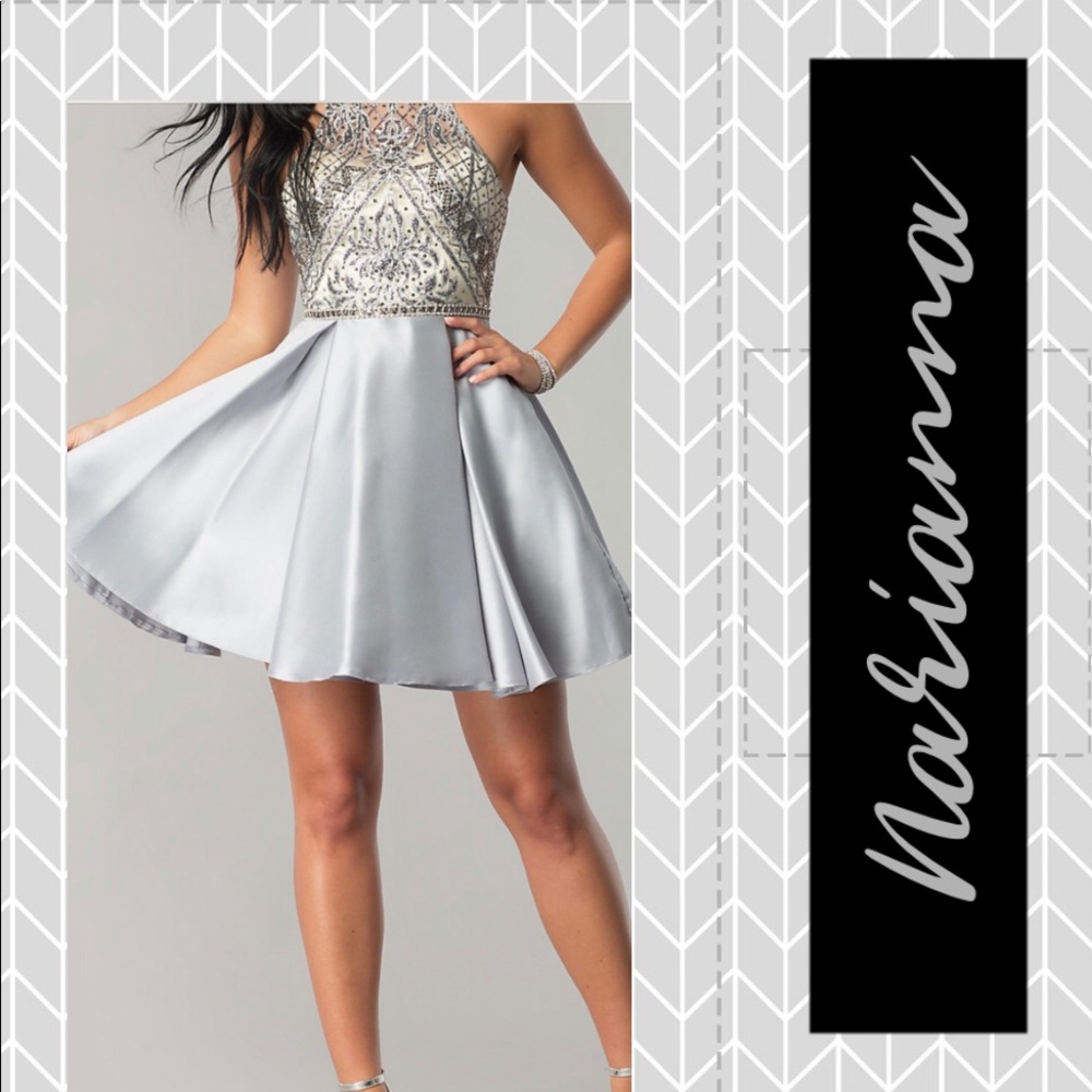 Size XS 3-4 Narianna  Nox Silver dress NWT